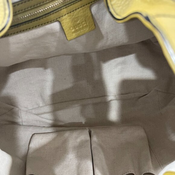 Gucci Green/Yellow Leather Emily Hobo Bag (JB1210) - Picture 12 of 14